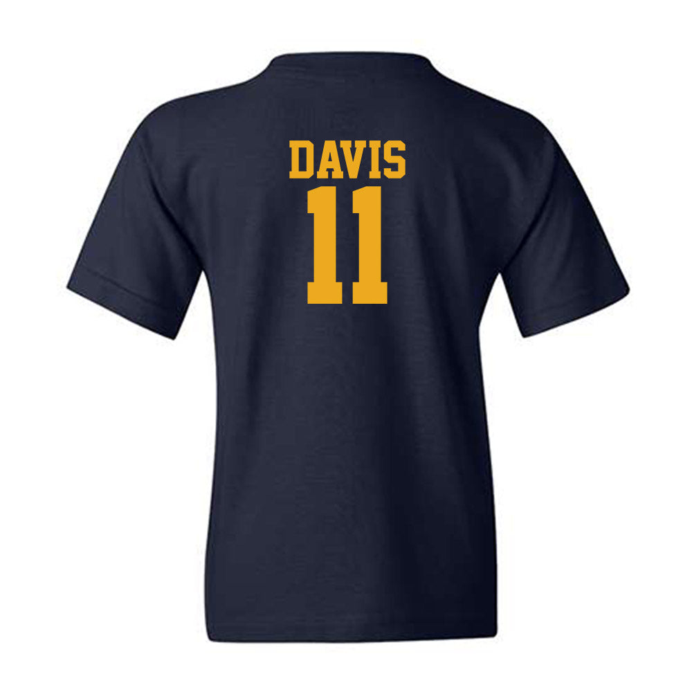 West Virginia - NCAA Football : William Davis - Fashion Shersey Youth T-Shirt-1