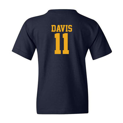 West Virginia - NCAA Football : William Davis - Fashion Shersey Youth T-Shirt-1