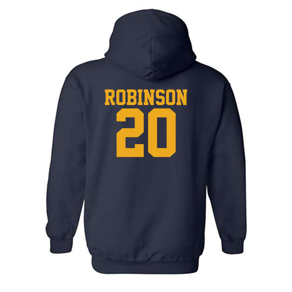 West Virginia - NCAA Football : Keyshawn Robinson - Fashion Shersey Hooded Sweatshirt-1