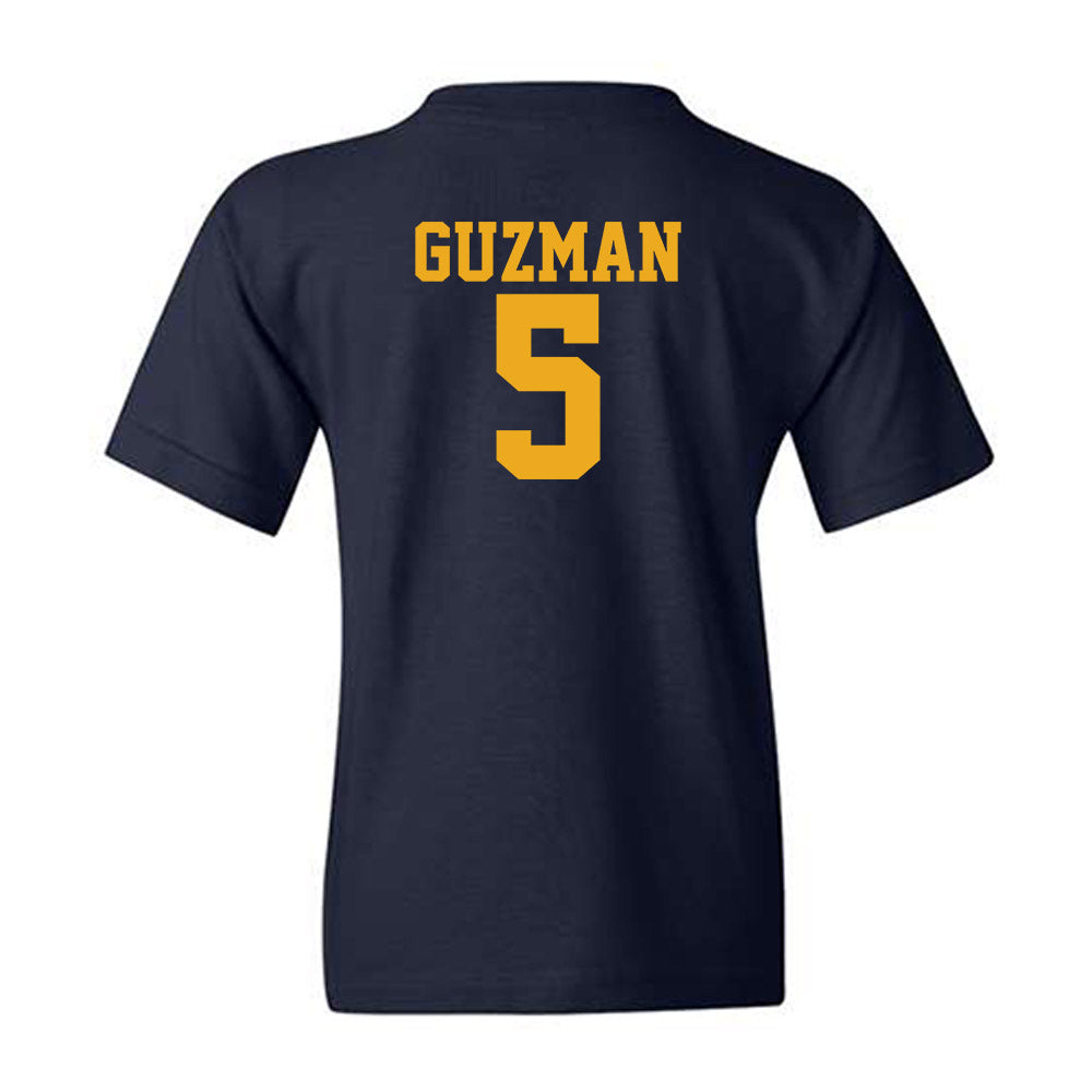 West Virginia - NCAA Baseball : Armani Guzman - Fashion Shersey Youth T-Shirt-1