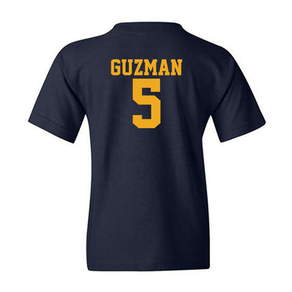 West Virginia - NCAA Baseball : Armani Guzman - Fashion Shersey Youth T-Shirt-1
