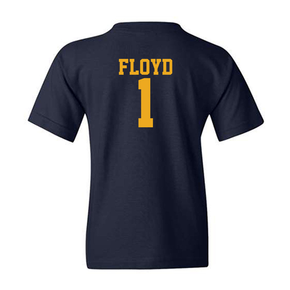 West Virginia - NCAA Men's Basketball : Jasper Floyd - Fashion Shersey Youth T-Shirt-1