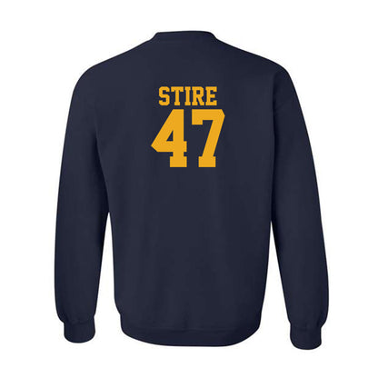 West Virginia - NCAA Football : Aidan Stire - Fashion Shersey Crewneck Sweatshirt-1