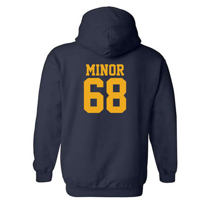 West Virginia - NCAA Football : Wyatt Minor - Fashion Shersey Hooded Sweatshirt-1