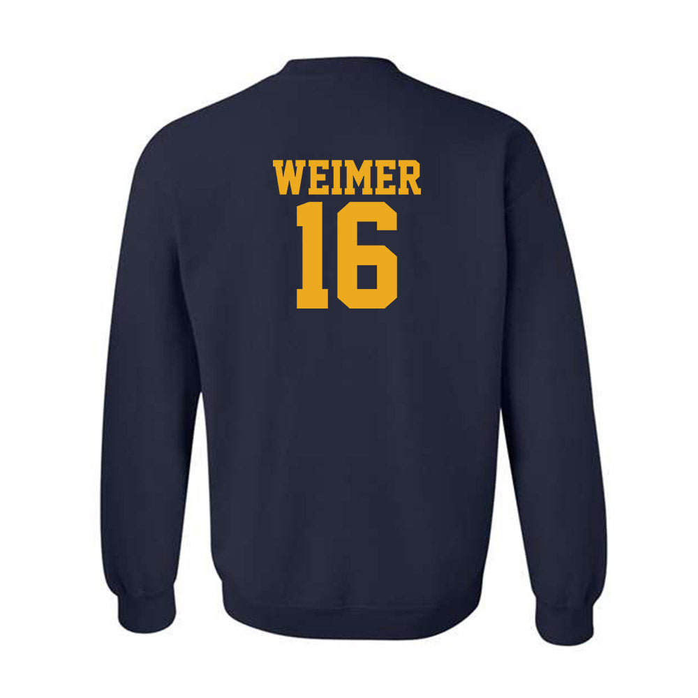 West Virginia - NCAA Football : Jeffrey Weimer - Fashion Shersey Crewneck Sweatshirt-1