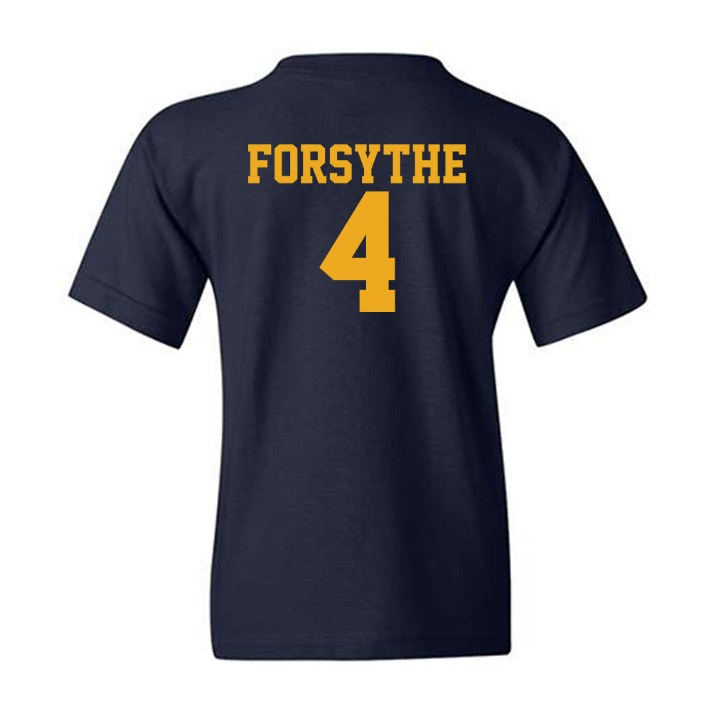 West Virginia - NCAA Men's Basketball : Jayden Forsythe - Fashion Shersey Youth T-Shirt-1