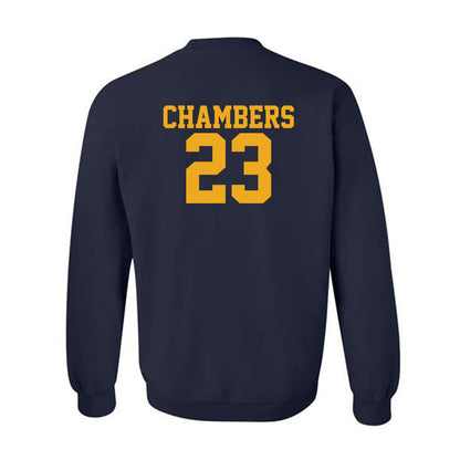 West Virginia - NCAA Football : Jason Chambers - Fashion Shersey Crewneck Sweatshirt-1