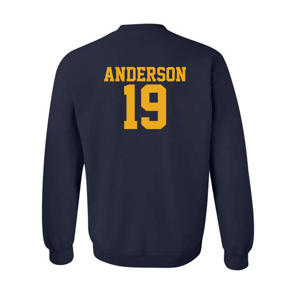 West Virginia - NCAA Football : Maximus Anderson - Fashion Shersey Crewneck Sweatshirt-1