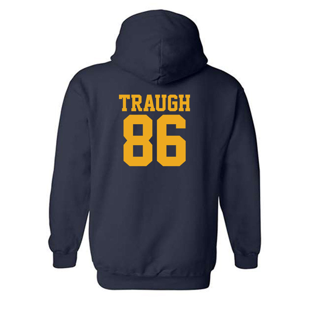 West Virginia - NCAA Football : Cyrus Traugh - Fashion Shersey Hooded Sweatshirt-1