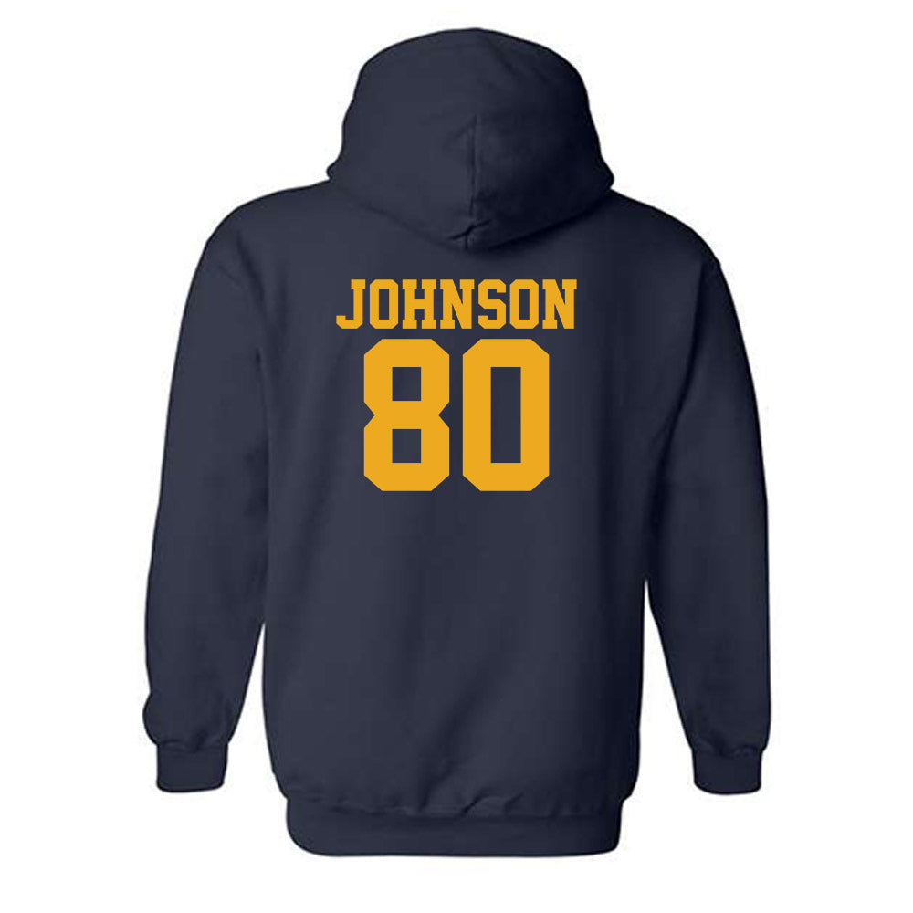 West Virginia - NCAA Football : TJ Johnson - Hooded Sweatshirt Fashion Shersey