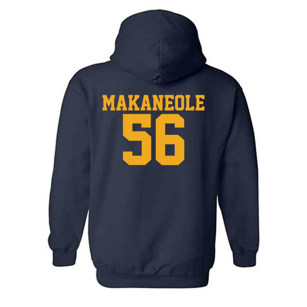 West Virginia - NCAA Football : Kimo Makaneole - Fashion Shersey Hooded Sweatshirt-1