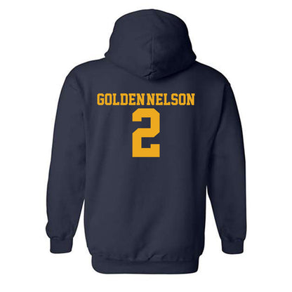 West Virginia - NCAA Football : Devonte Golden-Nelson - Fashion Shersey Hooded Sweatshirt-1