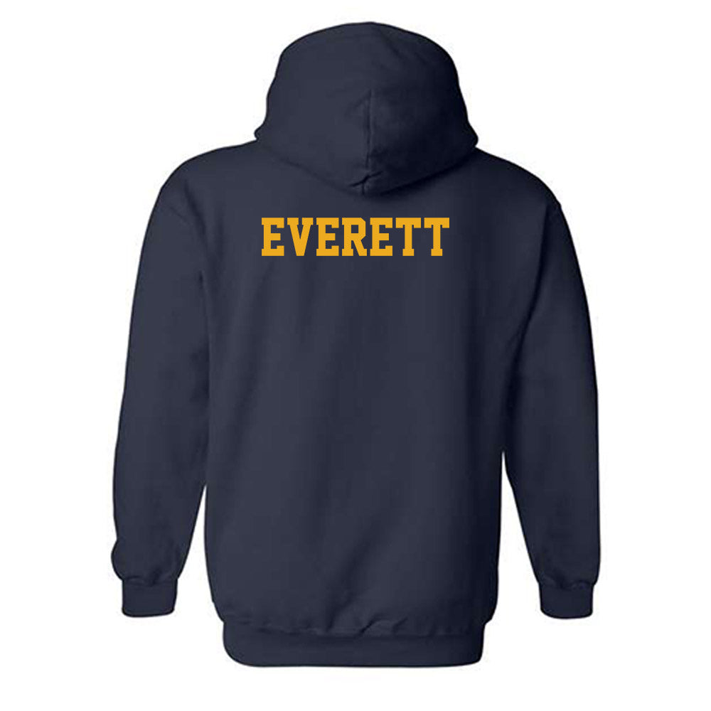 West Virginia - NCAA Women's Track & Field : Izayah Everett - Fashion Shersey Hooded Sweatshirt-1