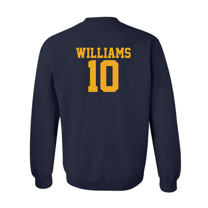West Virginia - NCAA Football : Jarel Williams - Fashion Shersey Crewneck Sweatshirt-1