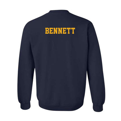 West Virginia - NCAA Men's Swimming & Diving : Preston Bennett - Fashion Shersey Crewneck Sweatshirt-1