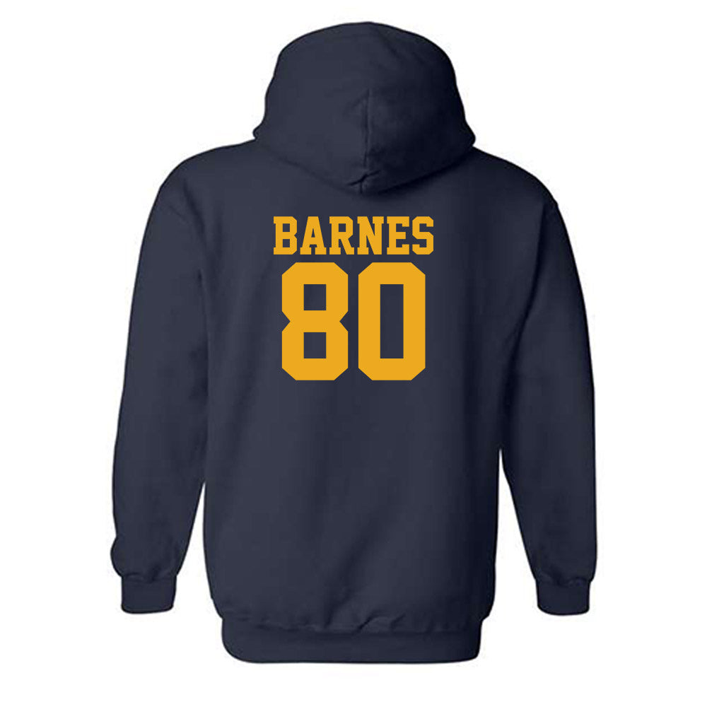 West Virginia - NCAA Football : Grayson Barnes - Fashion Shersey Hooded Sweatshirt-1