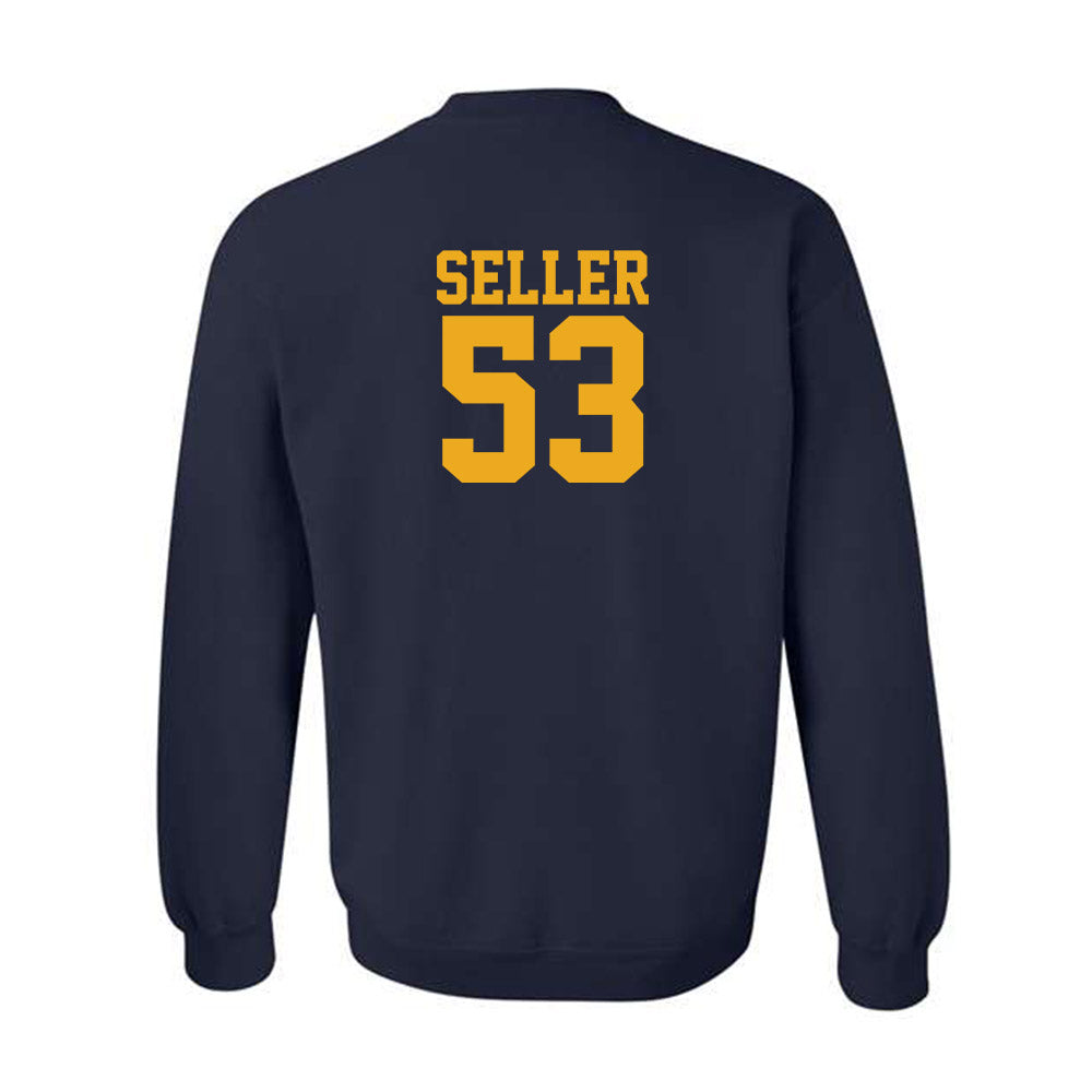West Virginia - NCAA Football : Kaden Seller - Fashion Shersey Crewneck Sweatshirt-1