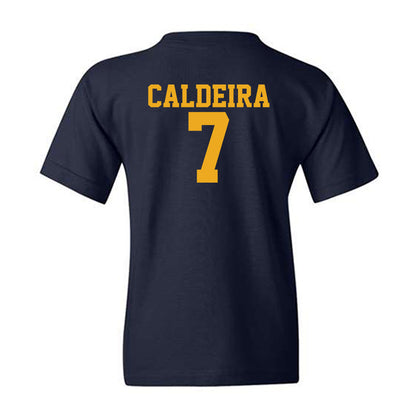 West Virginia - NCAA Men's Soccer : Marcus Caldeira - Fashion Shersey Youth T-Shirt-1