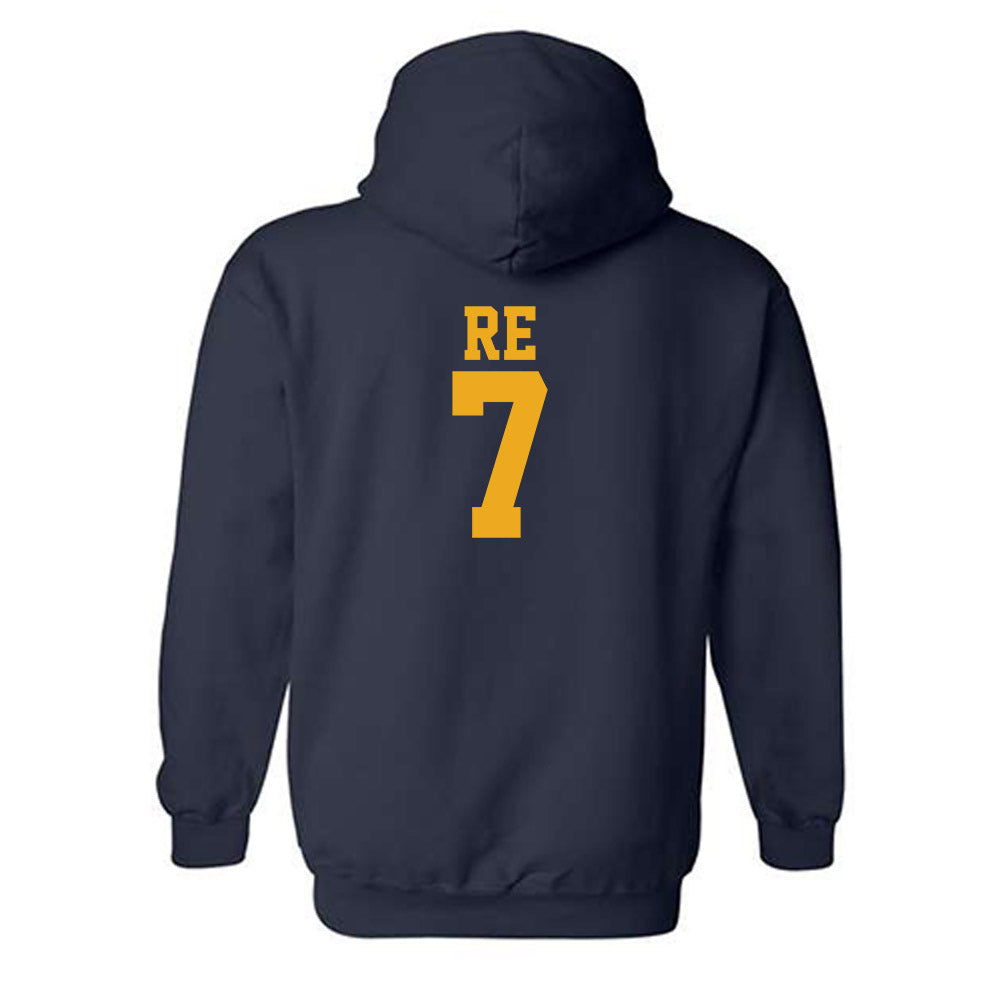 West Virginia - NCAA Women's Soccer : Alexis Re - Fashion Shersey Hooded Sweatshirt-1