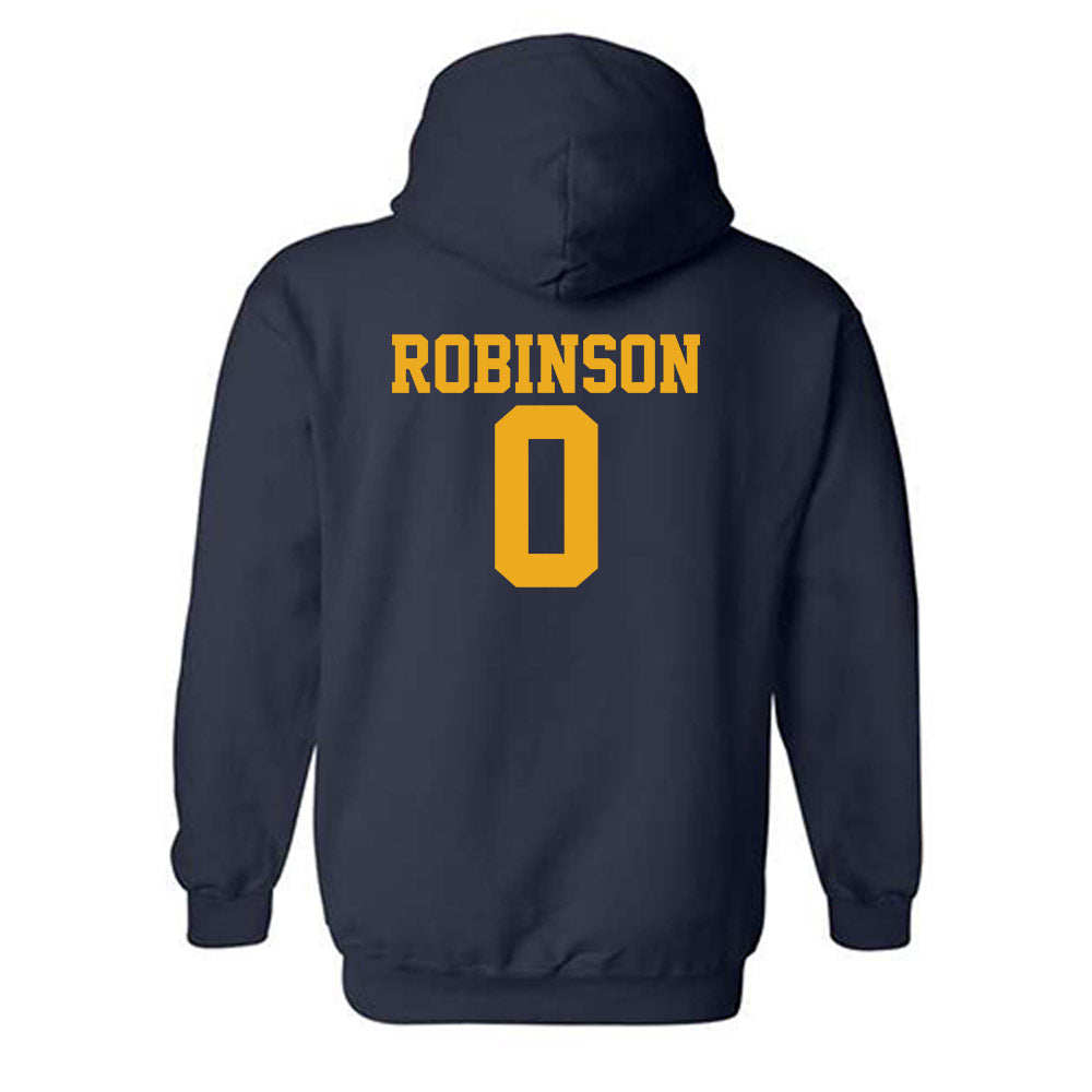 West Virginia - NCAA Football : Jimmori Robinson - Fashion Shersey Hooded Sweatshirt-1