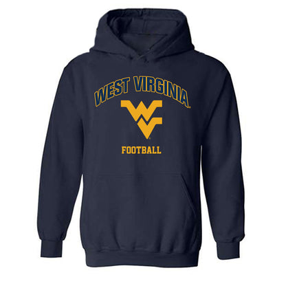 West Virginia - NCAA Football : Preston Fox - Fashion Shersey Hooded Sweatshirt-0
