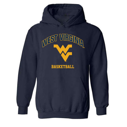West Virginia - NCAA Men's Basketball : Niyol Hauet - Fashion Shersey Hooded Sweatshirt-0