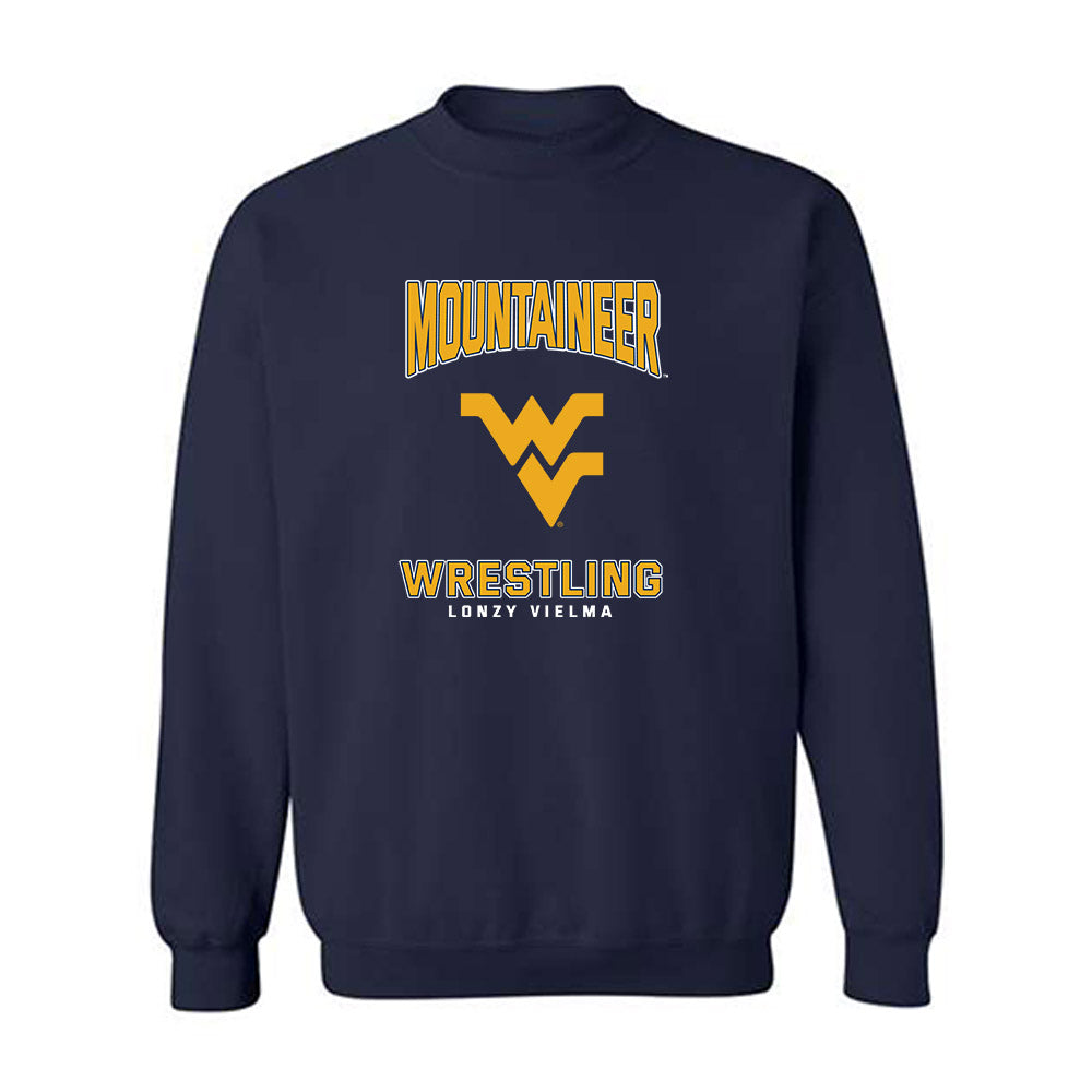 West Virginia - NCAA Wrestling : Lonzy Vielma - Fashion Shersey Crewneck Sweatshirt-0
