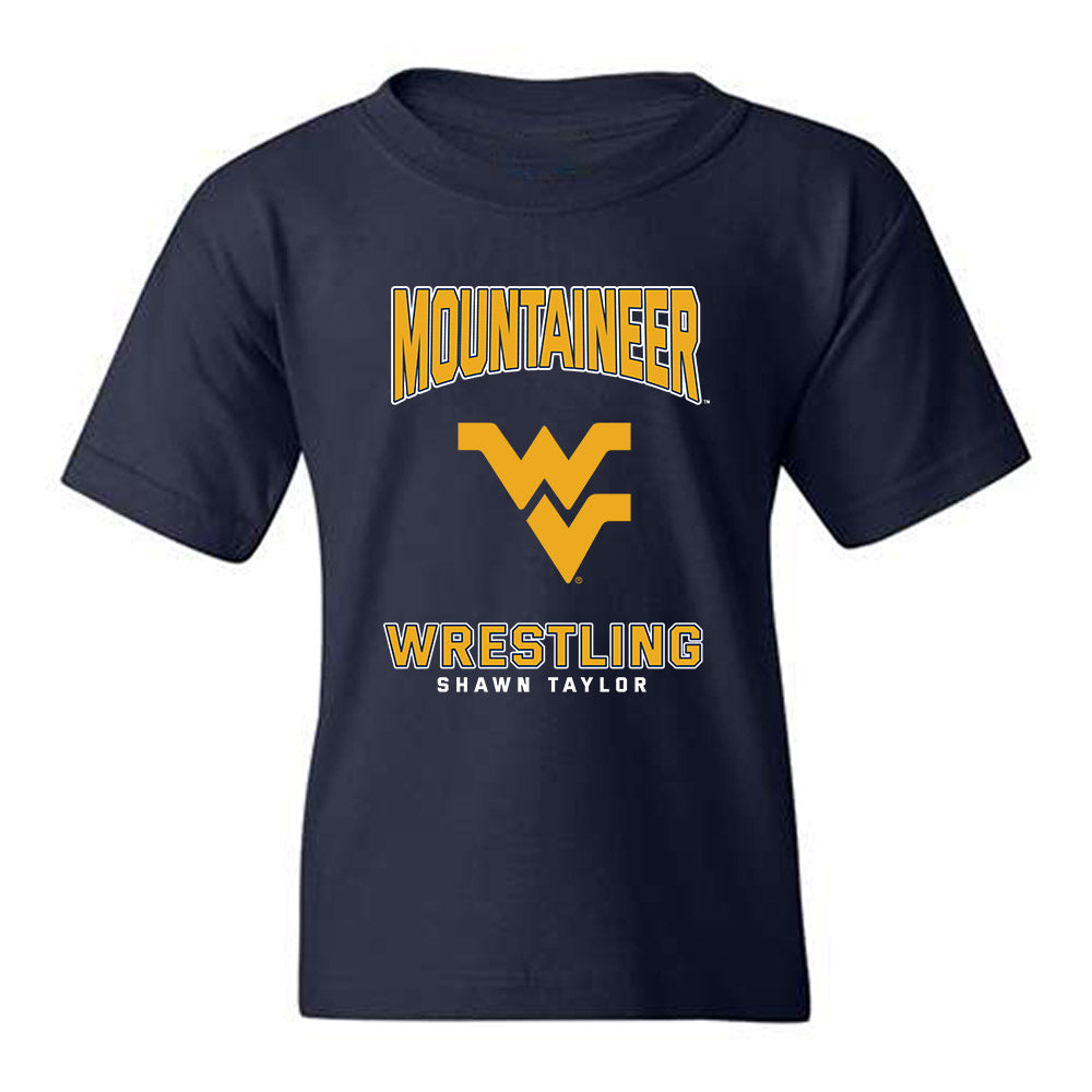 West Virginia - NCAA Wrestling : Shawn Taylor - Fashion Shersey Youth T-Shirt-0