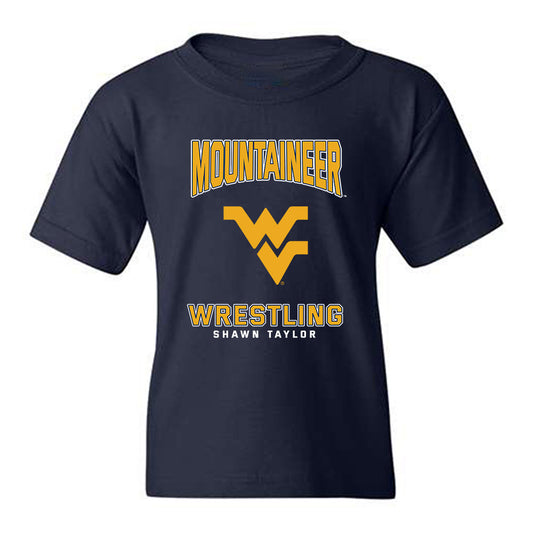 West Virginia - NCAA Wrestling : Shawn Taylor - Fashion Shersey Youth T-Shirt-0