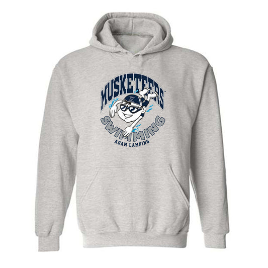 Xavier - NCAA Men's Swimming & Diving : Adam Lamping - Fashion Shersey Hooded Sweatshirt-0