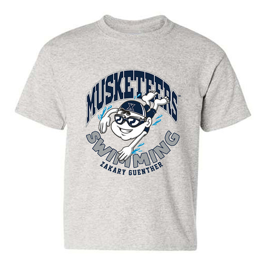 Xavier - NCAA Men's Swimming & Diving : Zakary Guenther - Fashion Shersey Youth T-Shirt-0