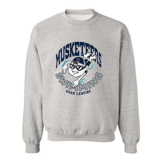 Xavier - NCAA Men's Swimming & Diving : Adam Lamping - Fashion Shersey Crewneck Sweatshirt-0