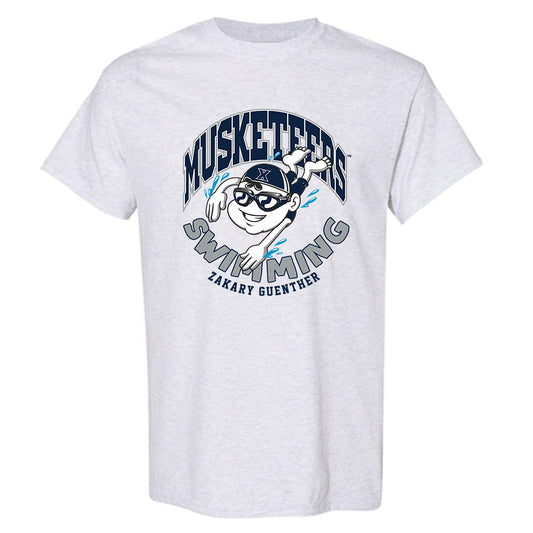 Xavier - NCAA Men's Swimming & Diving : Zakary Guenther - Fashion Shersey T-Shirt-0