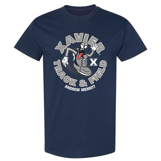 Xavier - NCAA Men's Track & Field : Andrew Merritt - Fashion Shersey T-Shirt-0
