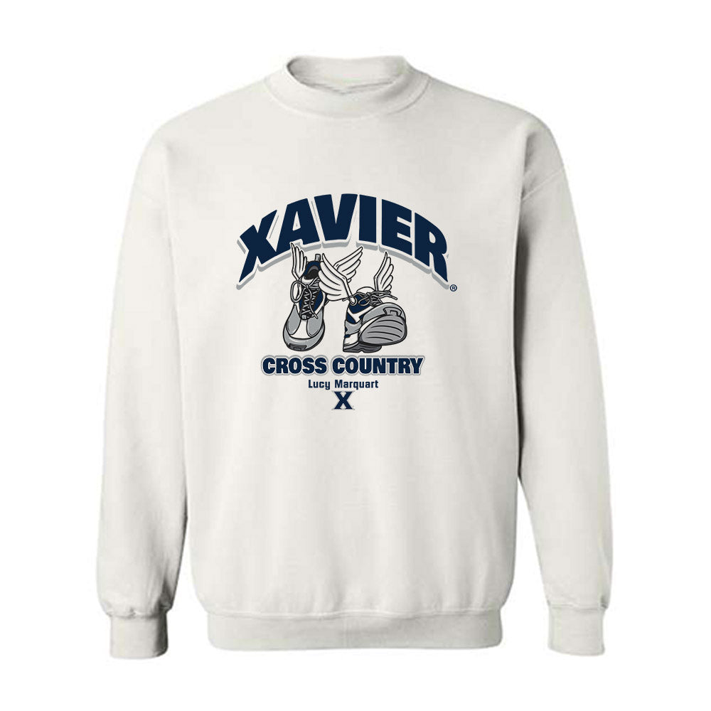 Xavier - NCAA Women's Cross Country : Lucy Marquart - Fashion Shersey Crewneck Sweatshirt-0
