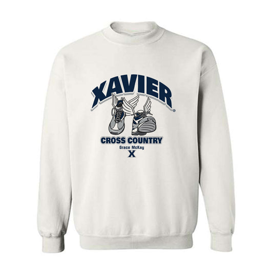 Xavier - NCAA Women's Cross Country : Grace McKay - Fashion Shersey Crewneck Sweatshirt-0