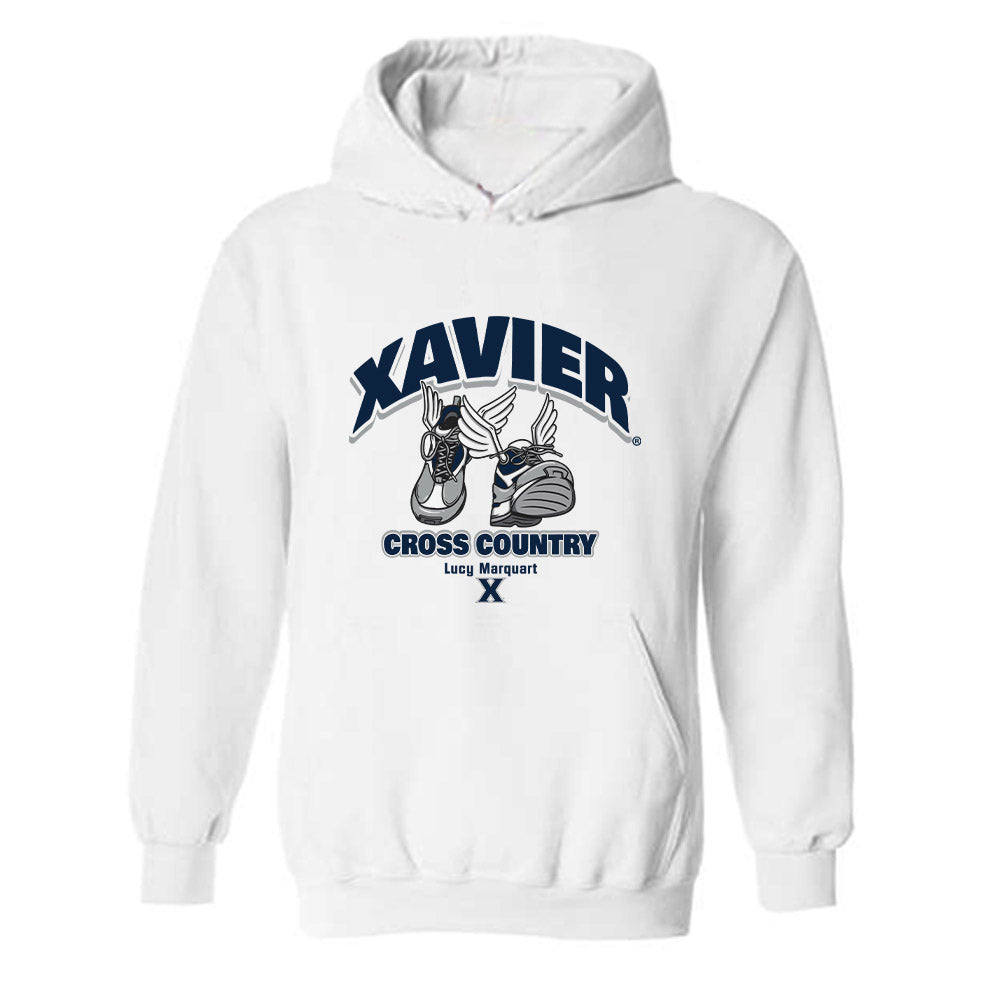 Xavier - NCAA Women's Cross Country : Lucy Marquart - Fashion Shersey Hooded Sweatshirt-0