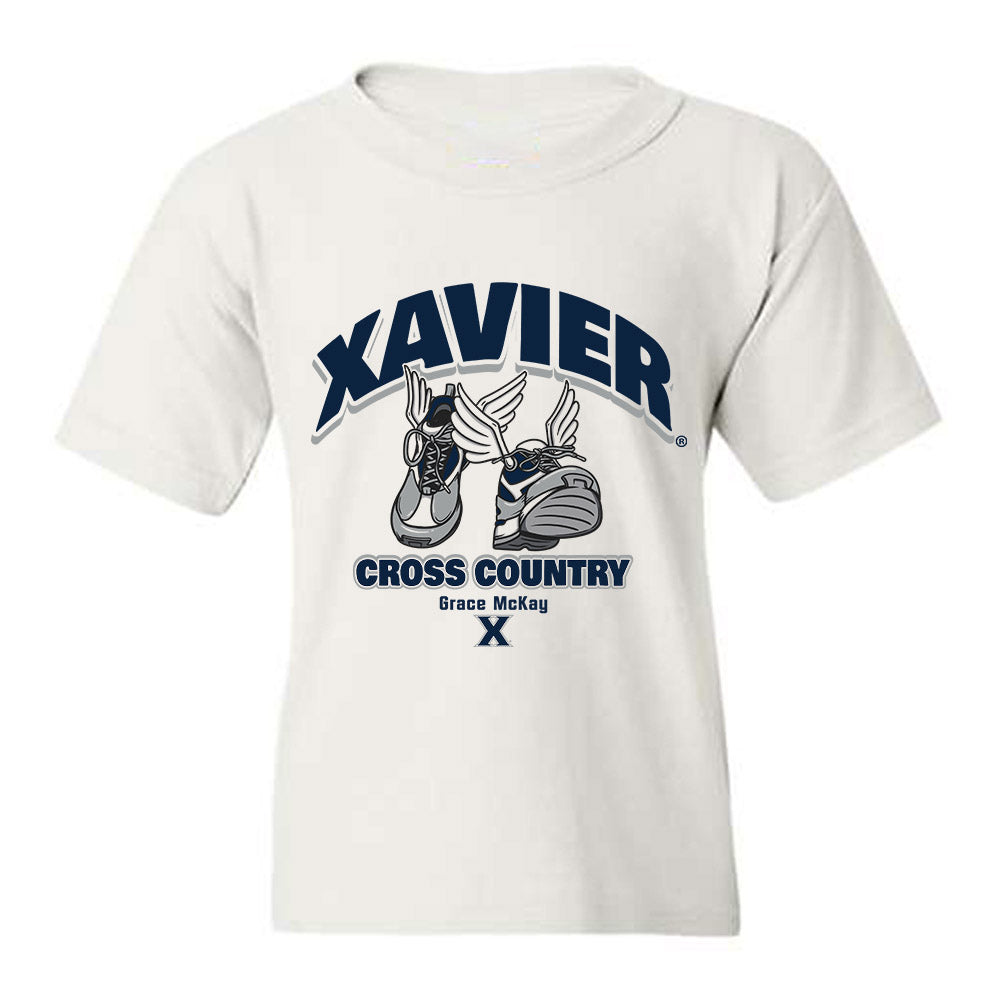 Xavier - NCAA Women's Cross Country : Grace McKay - Fashion Shersey Youth T-Shirt-0
