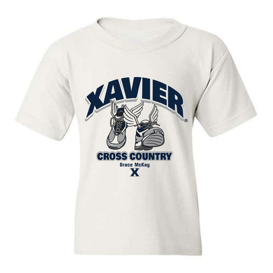 Xavier - NCAA Women's Cross Country : Grace McKay - Fashion Shersey Youth T-Shirt-0