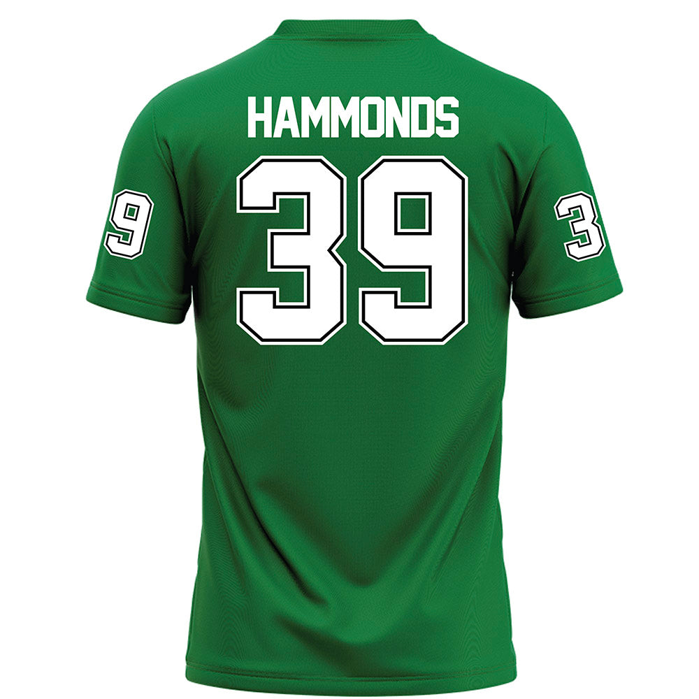 North Texas - NCAA Football : Quinton Hammonds - Green Football Jersey-1