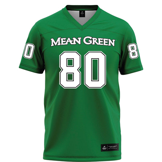 North Texas - NCAA Football : Baron Tipton - Green Football Jersey