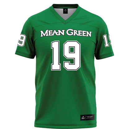 North Texas - NCAA Football : Victor Aderungboye - Green Football Jersey
