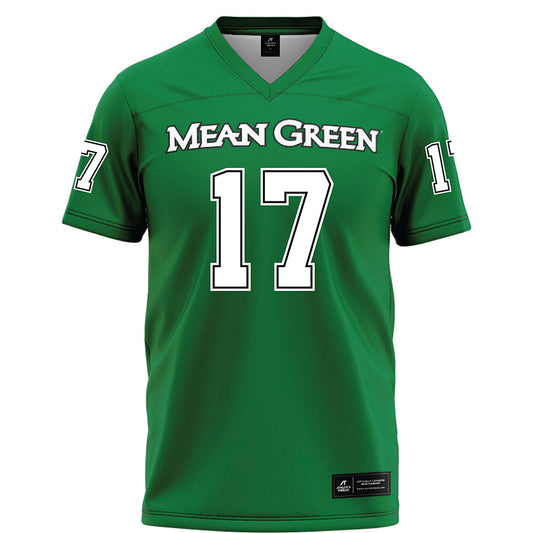 North Texas - NCAA Football : Drew Mestemaker - Green Football Jersey