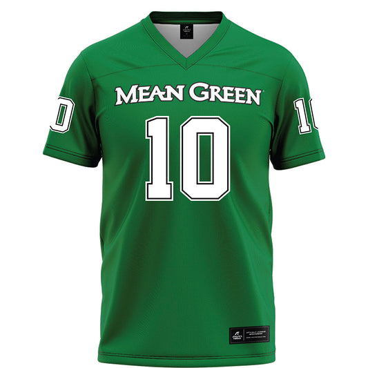 North Texas - NCAA Football : Wyatt Young - Green Football Jersey-0