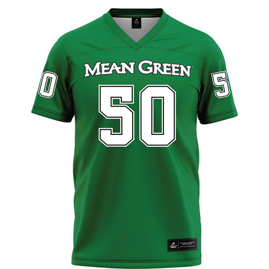 North Texas - NCAA Football : Jahzari Priester - Green Football Jersey-0