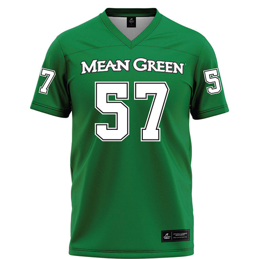 North Texas - NCAA Football : Austin Williams - Green Football Jersey