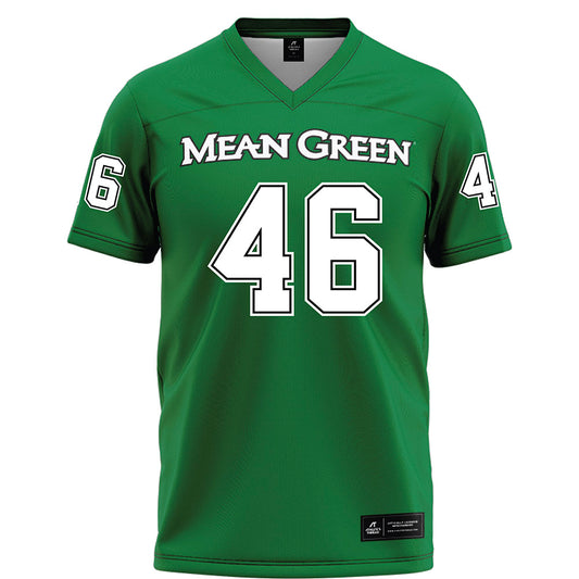 North Texas - NCAA Football : Miguel Arenas - Green Football Jersey-0