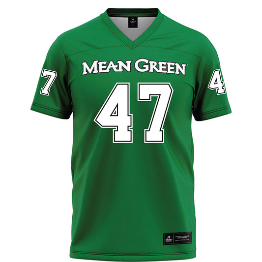 North Texas - NCAA Football : Harrison Dempsey - Green Football Jersey