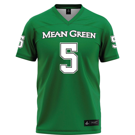 North Texas - NCAA Football : Quincy Ledet Jr - Green Football Jersey