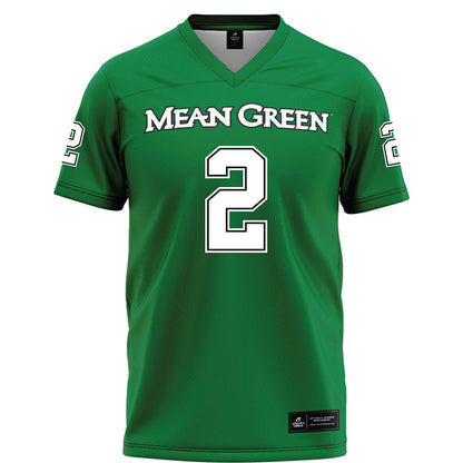 North Texas - NCAA Football : Shaadie Clayton-Johnson - Green Football Jersey-0
